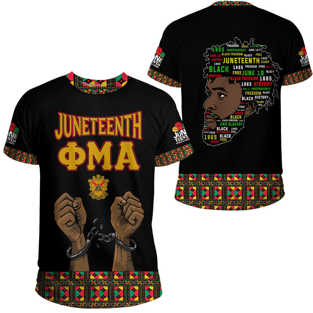 African T-shirt – Phi Mu Alpha Sinfonia Juneteenth Pattern Tee