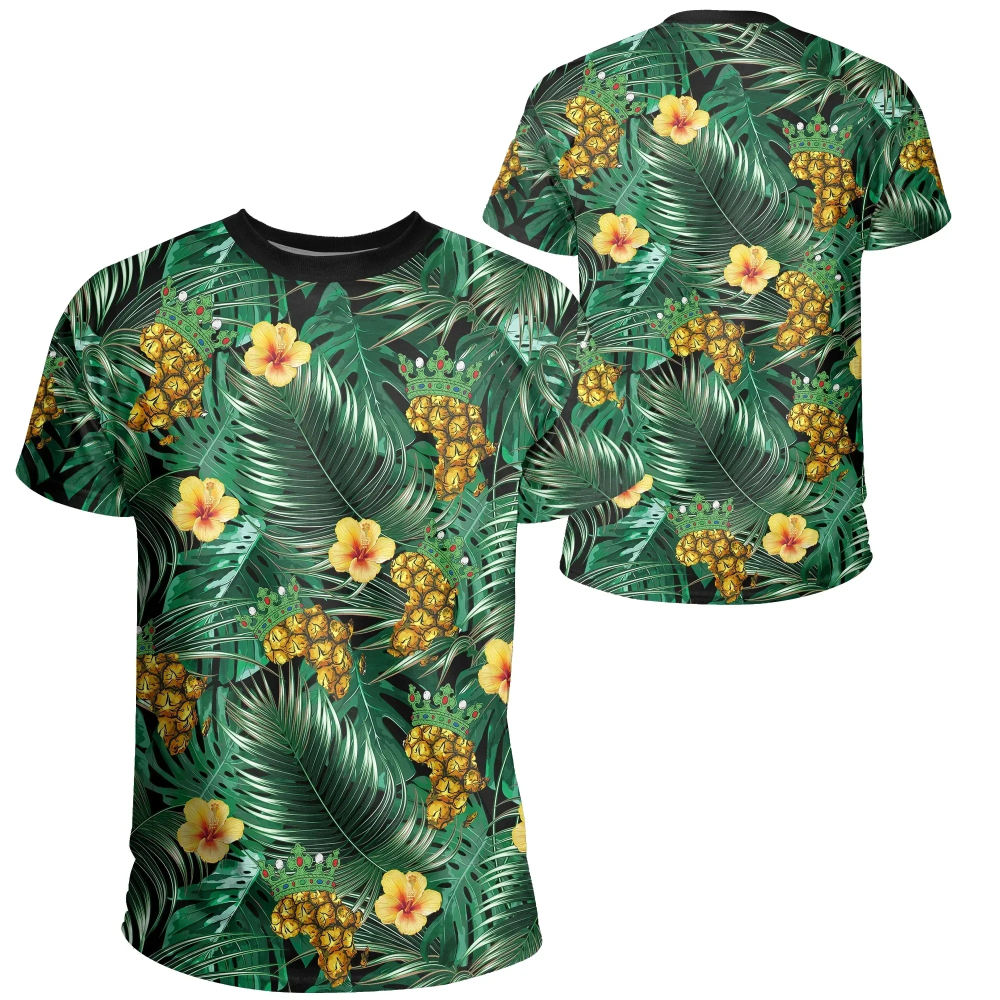 African T-shirt – Pine-Afrikapple King Summer Style Tee
