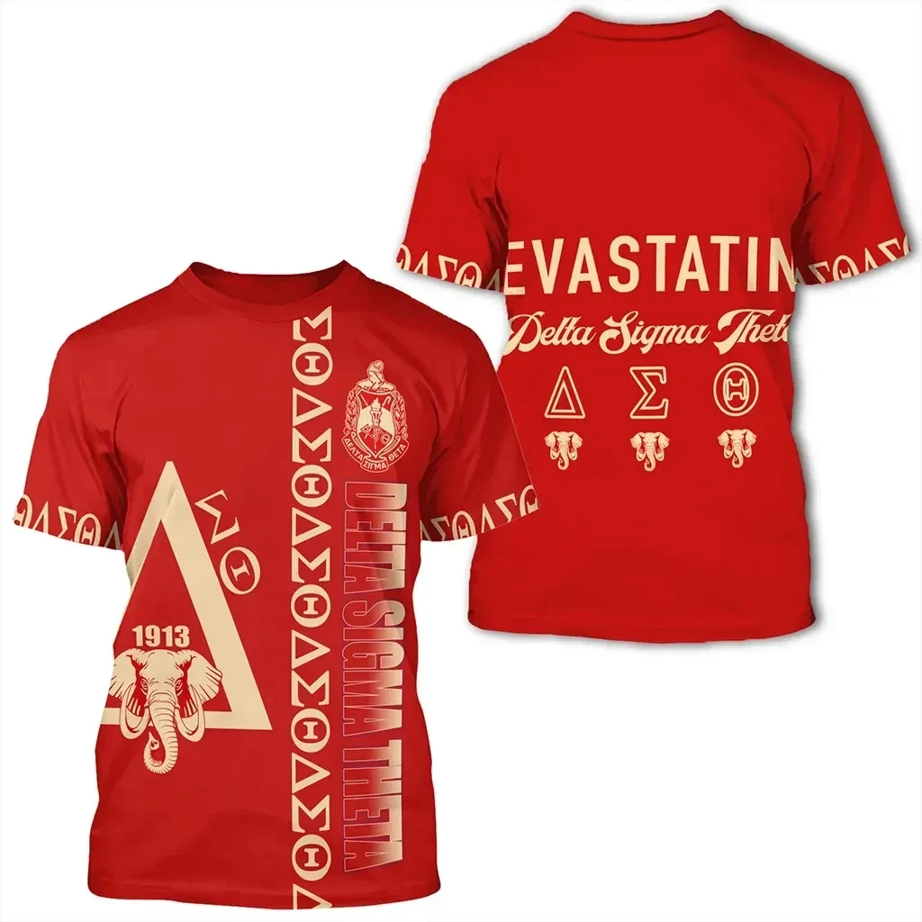 African T-shirt – Red Delta Sigma Theta 0 Tee