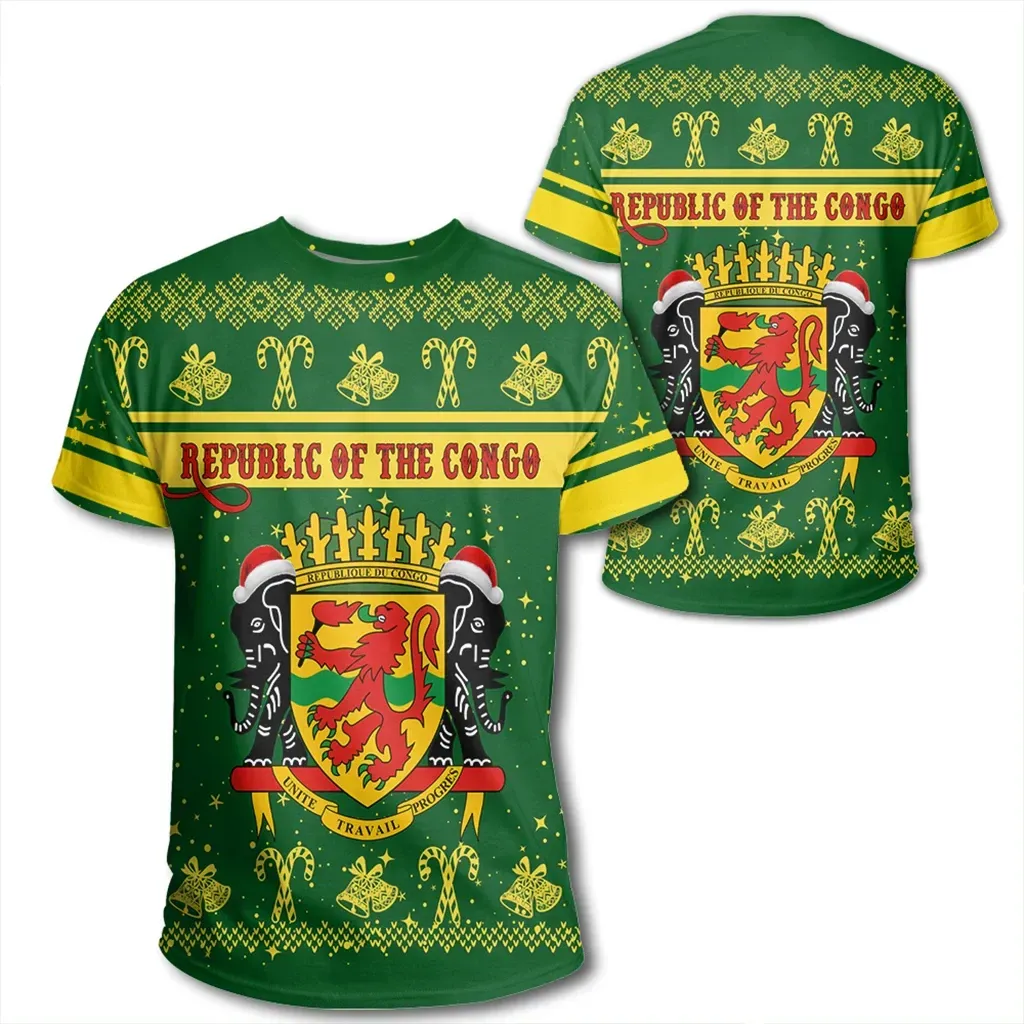 African T-shirt – Republic of the Congo Christmas Tee