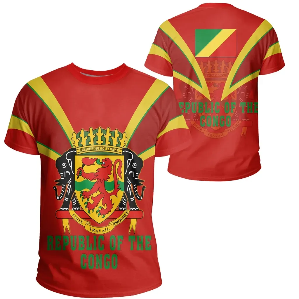 African T-shirt – Kenya Flag Doma Style Tee