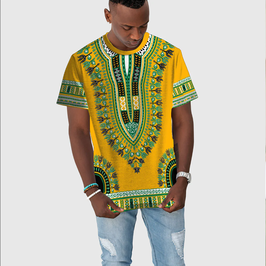 African T-shirt – Angola Traditional Dashiki Tee