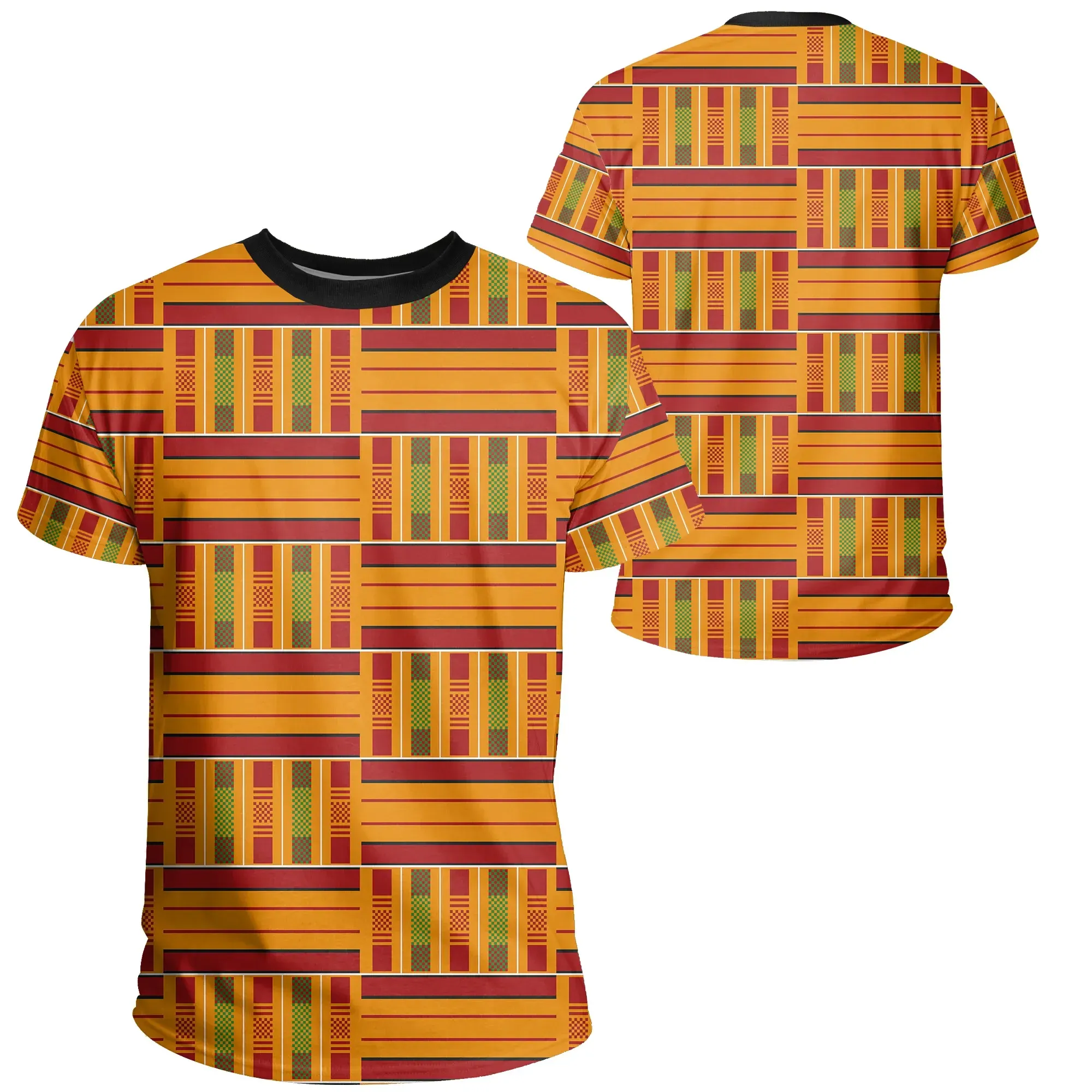 African T-shirt – The Ewe Kente Tee
