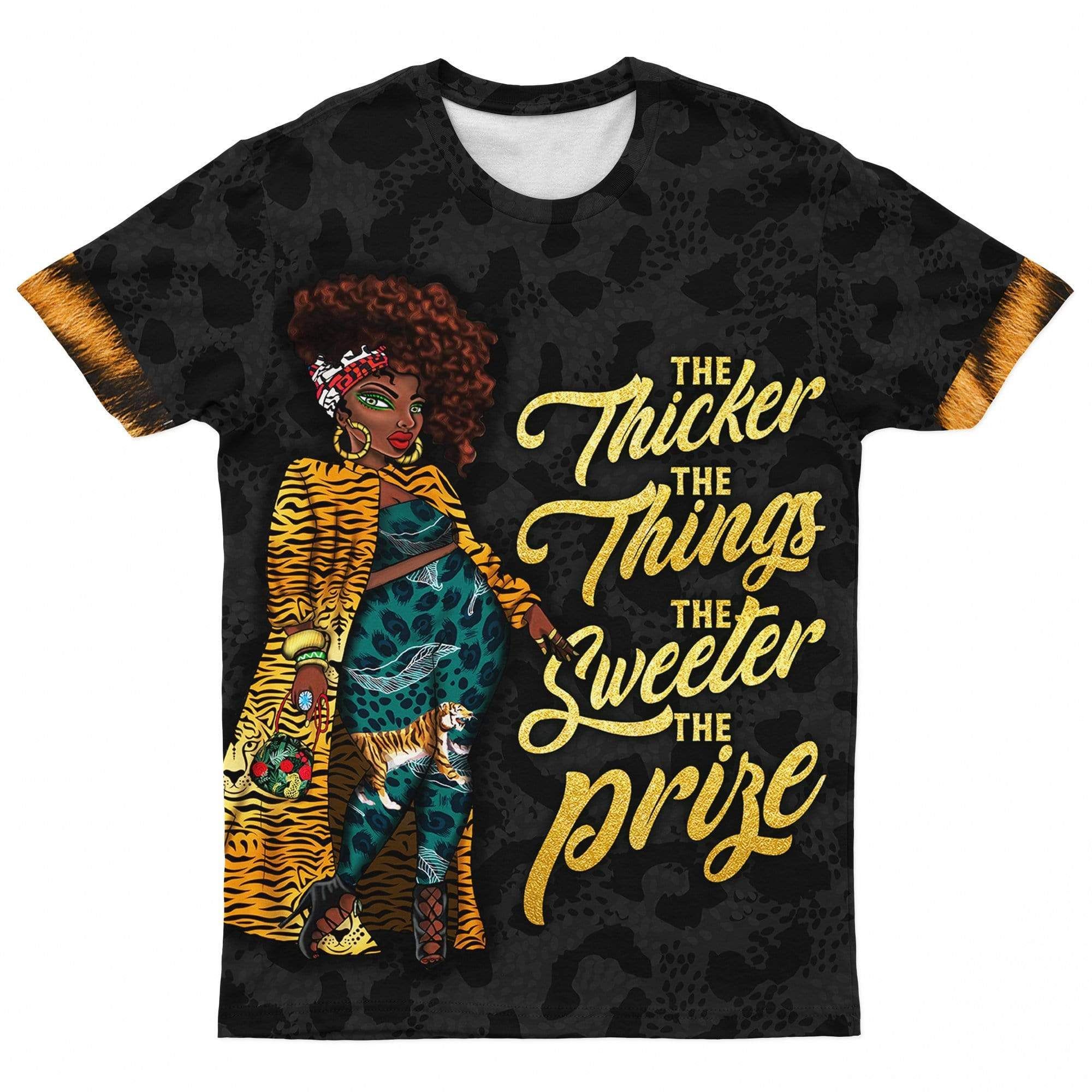 African T-shirt – The Thicker The Thighs The Sweeter The...