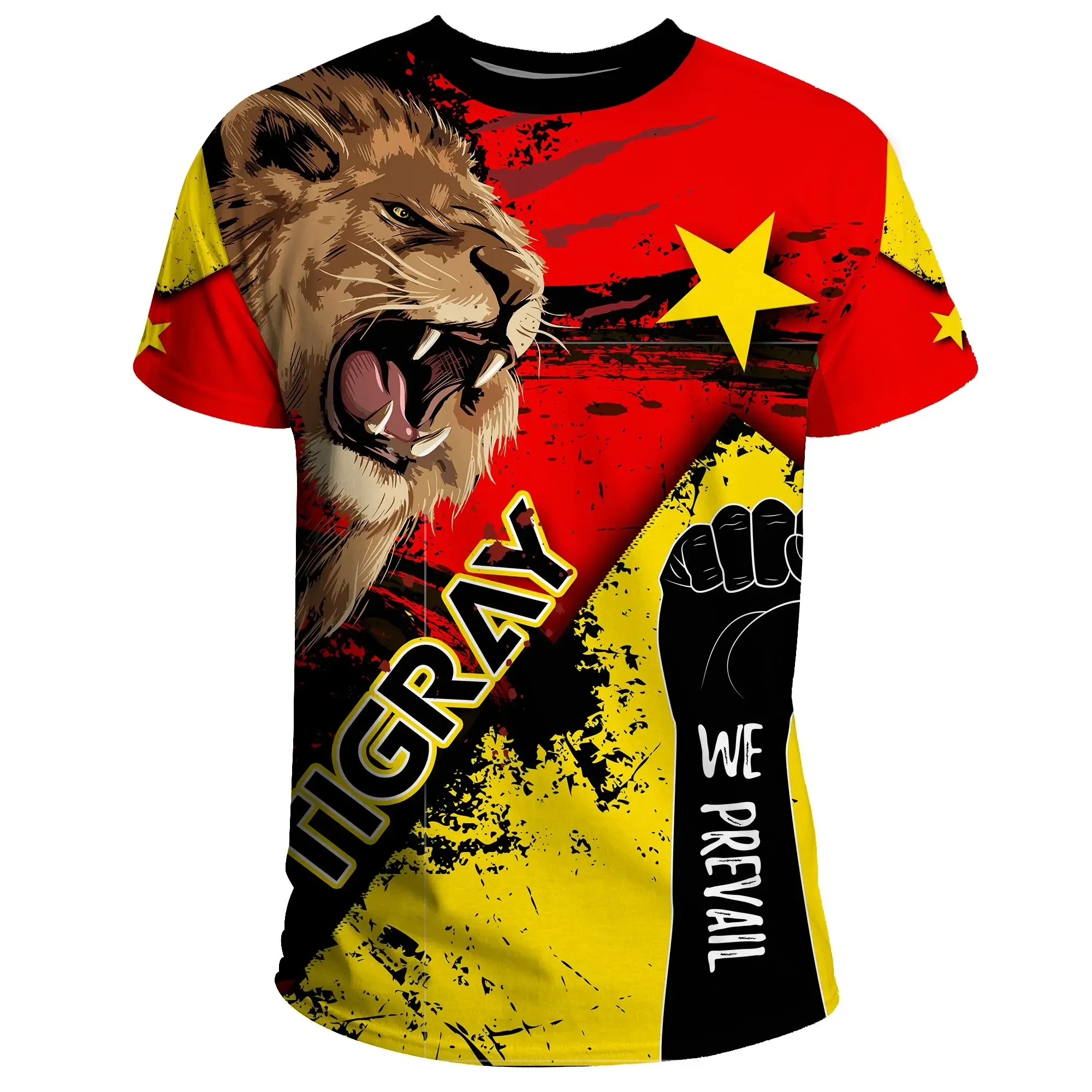 African T-shirt – Tigray Prevail Brush Style Tee