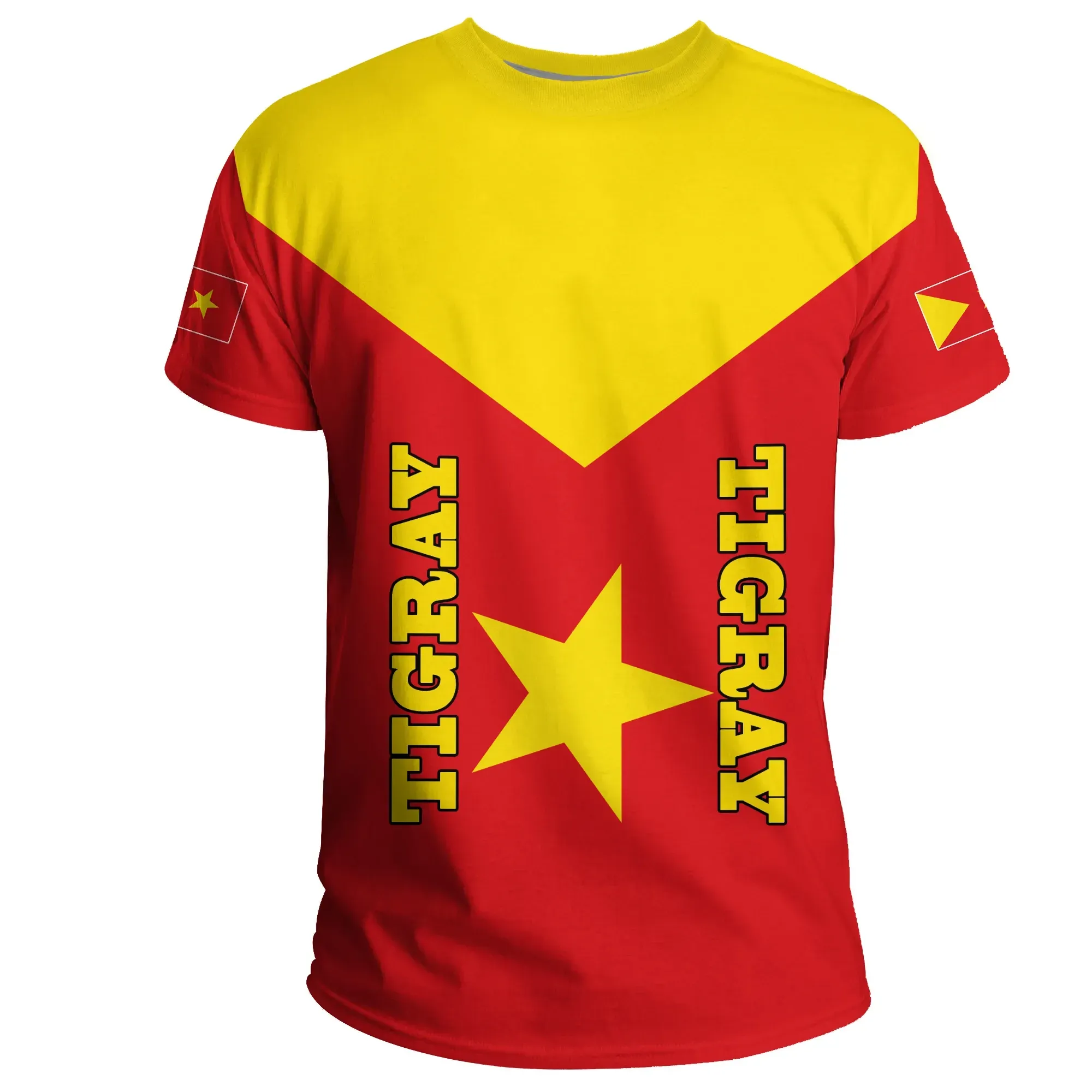 African T-shirt – Tigray Rising Coat Of Arms Tee