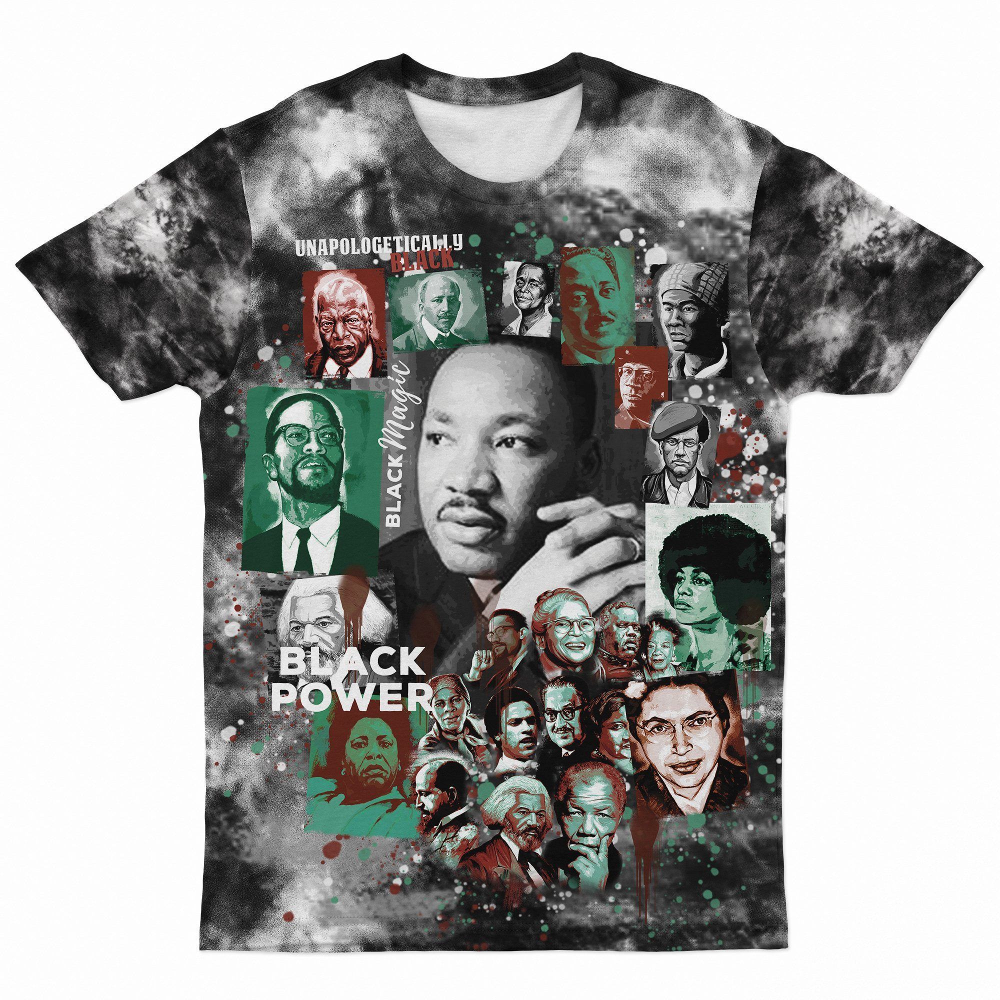 African T-shirt – Vintage Mosquitohead Civil Rights Leaders Tee