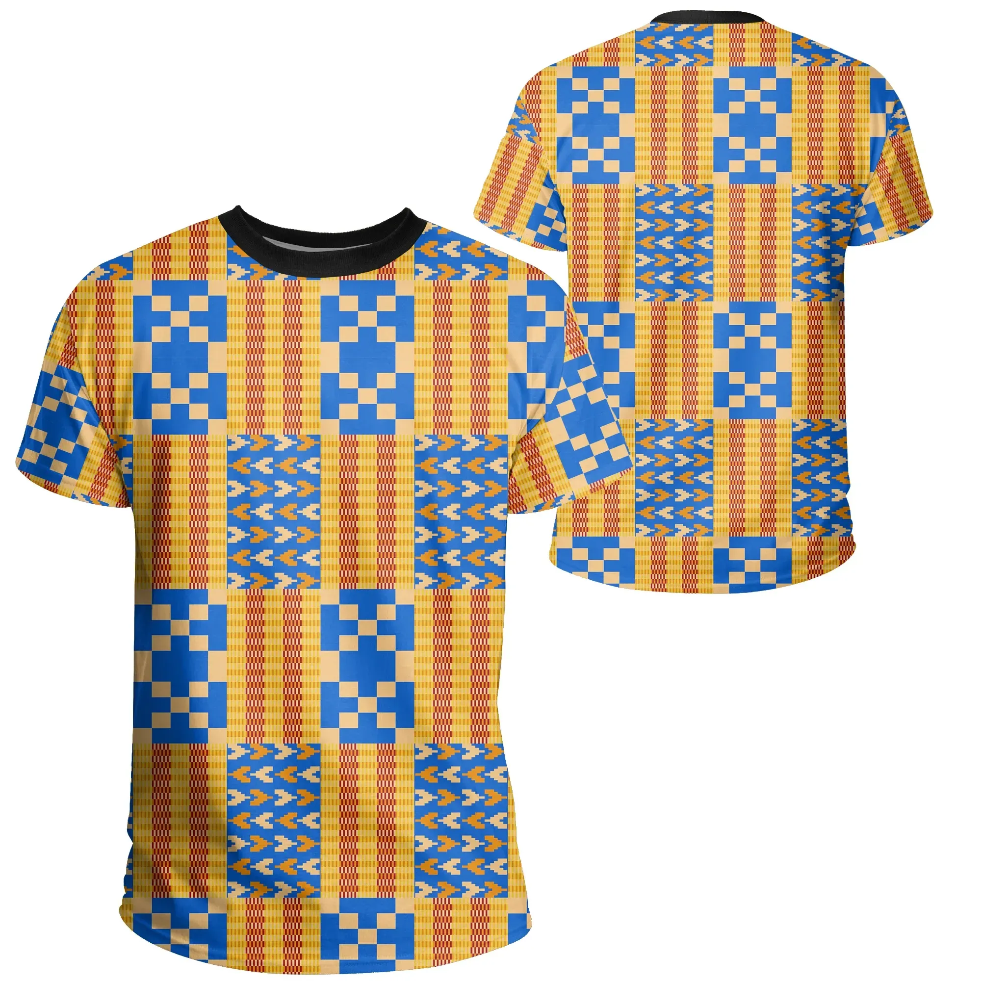 African T-shirt – Weaving Style Kente Tee