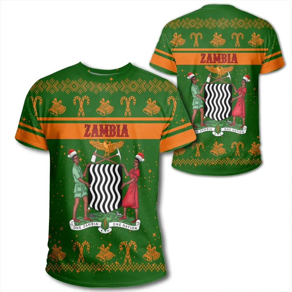 African T-shirt – Zambia Christmas Tee