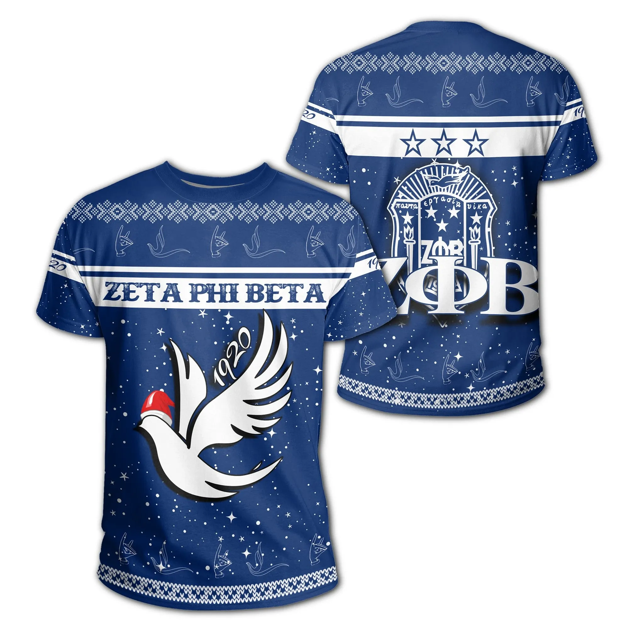 African T-shirt – Zeta Phi Beta Christmas Tee