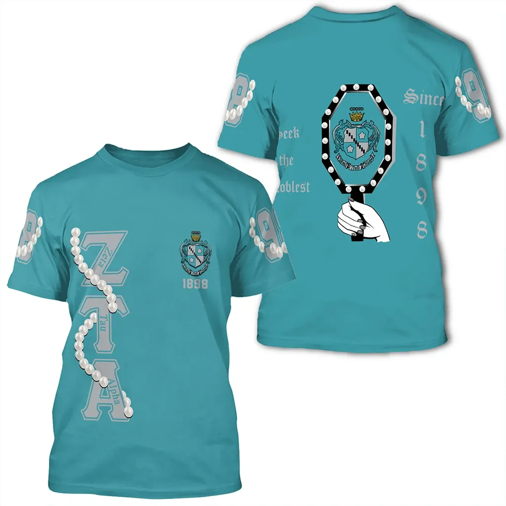 African T-shirt – Zeta Tau Alpha Pearls Ver. 2 0...