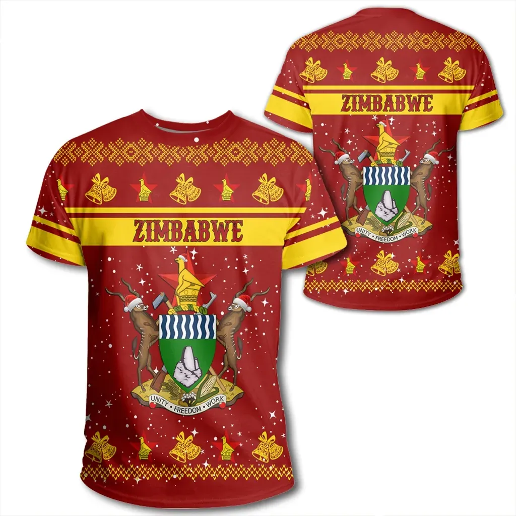African T-shirt – Zimbabwe Christmas Tee