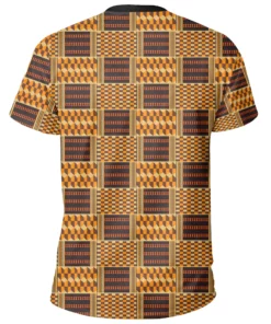 Africa T-shirt - Bonwire Style Kente Tee