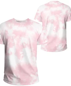 Africa T-shirt - Pink Tie Dye Tee