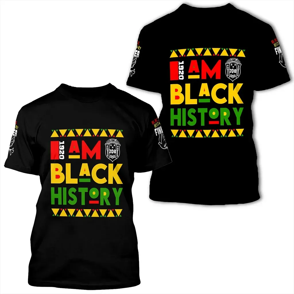 T-shirt – Black History Zeta Phi Beta Tee