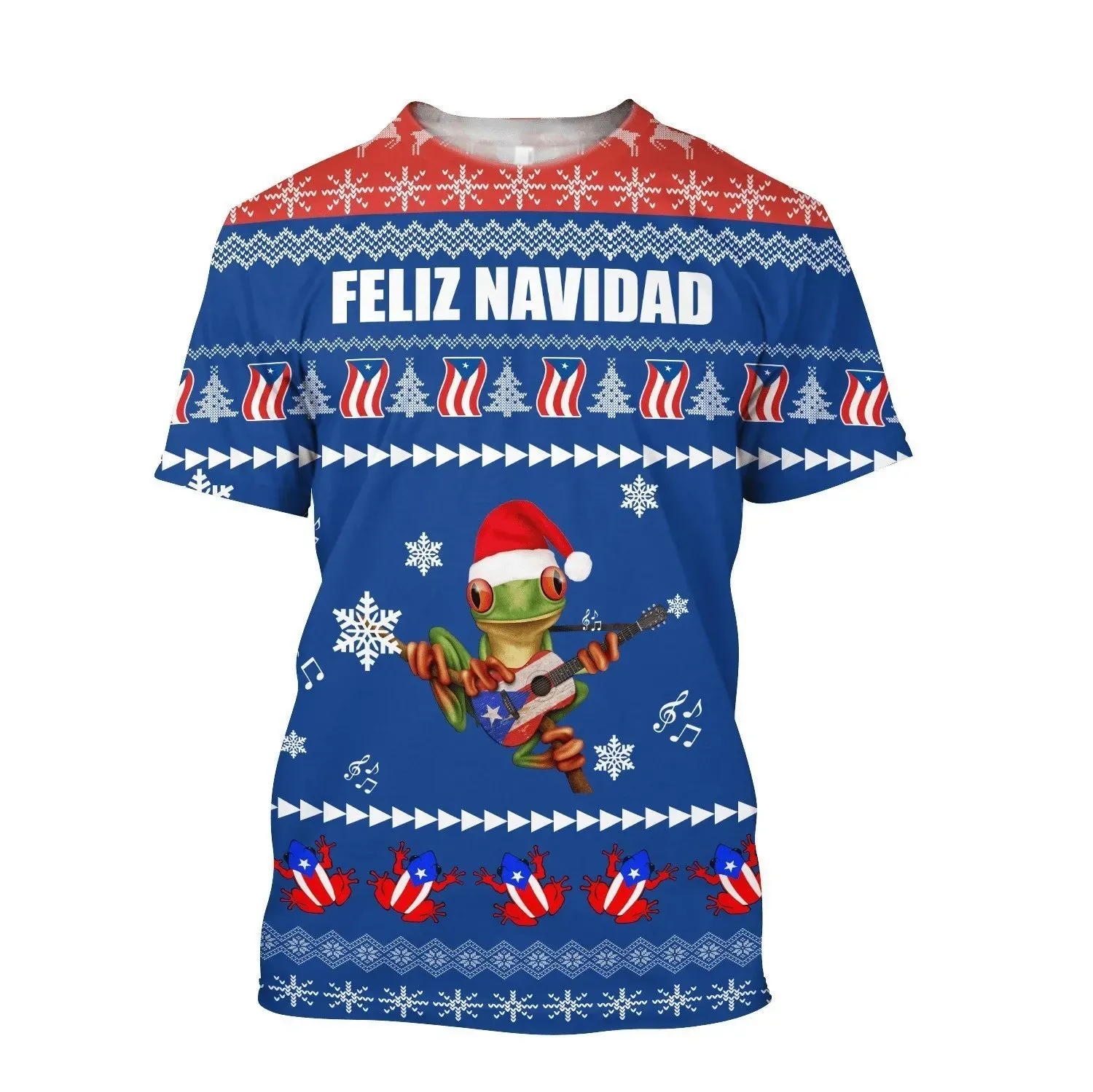 T-shirt – Encanto Rican Personalised Puerto Rico Coqui Christmas Tee