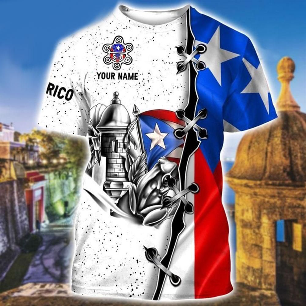 T-shirt – Encanto Rican Personalised Puerto Rico Vintage Tee