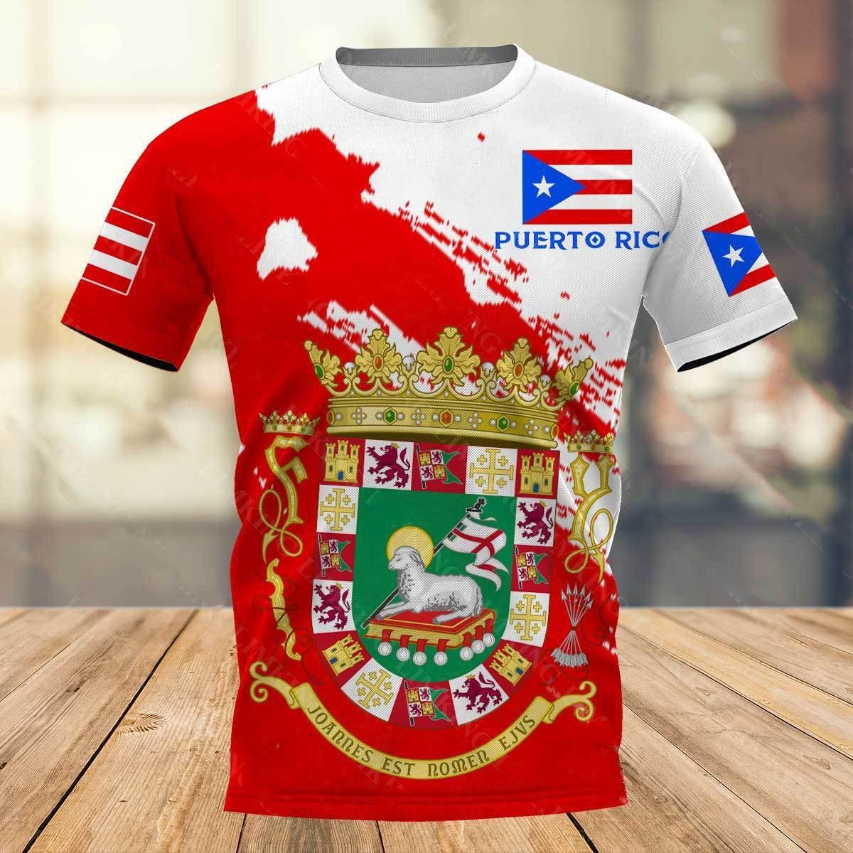 T-shirt – Encanto Rican Puerto Rico Coat Of Arm Limited Edition Tee