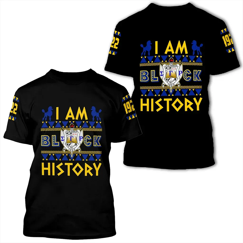 T-shirt – I Am Black History Sigma Gamma Rho Tee