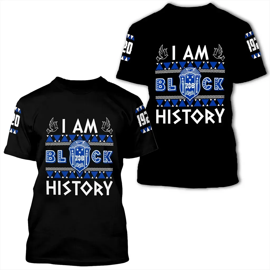 T-shirt – I Am Black History Zeta Phi Beta Tee