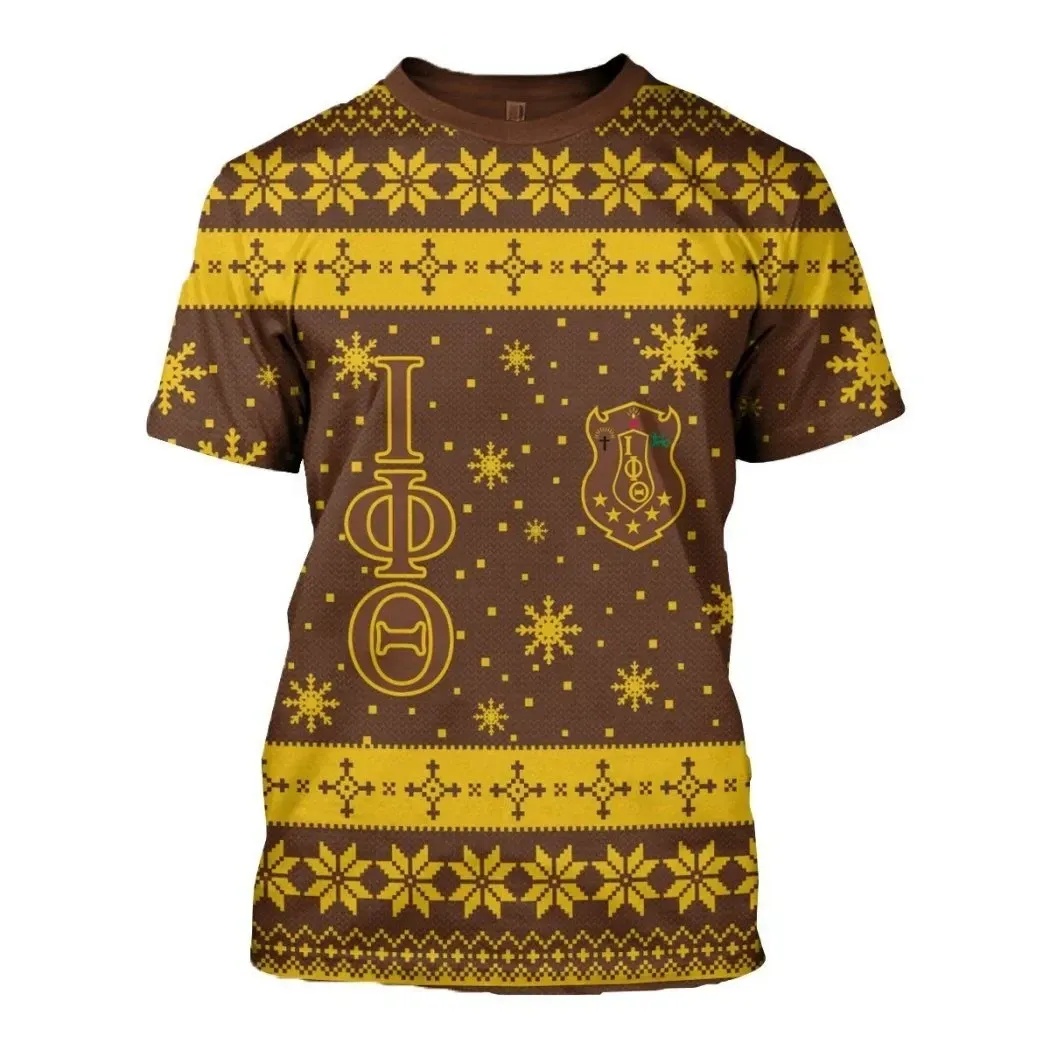 T-shirt – Iota Phi Theta Five Stars Christmas Tee