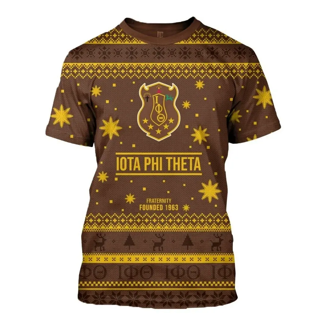 T-shirt – Iota Phi Theta Founded 163 Christmas Tee