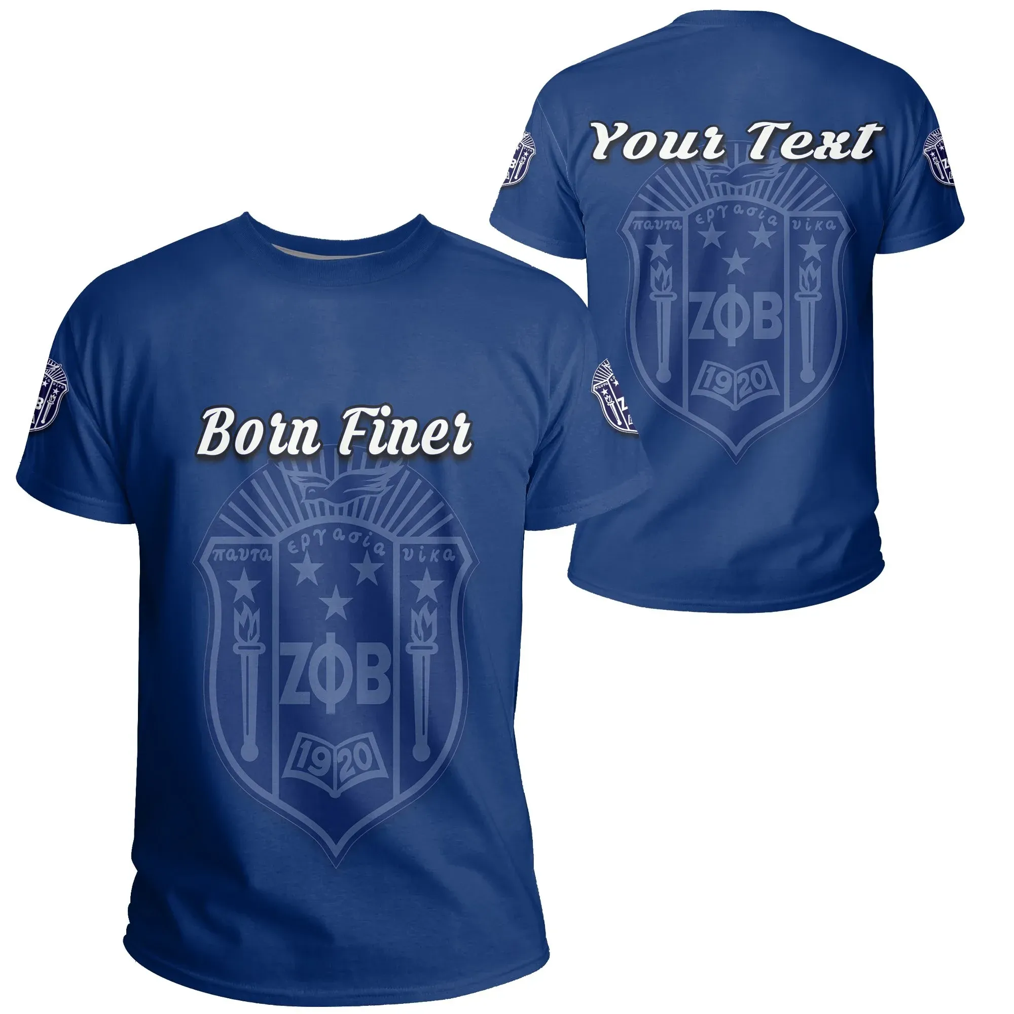 T-shirt – Personalised Zeta Phi Beta Tee