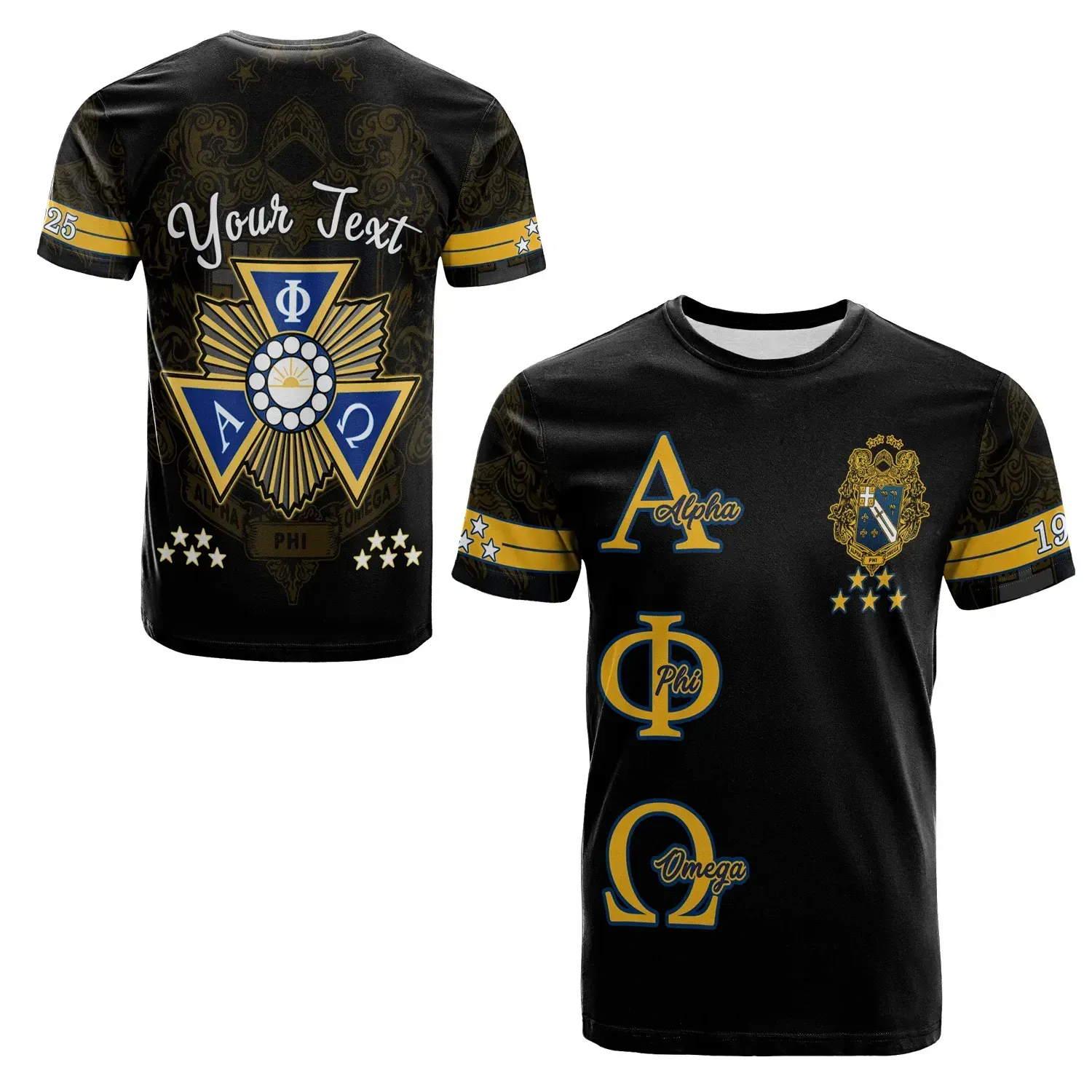T-shirt – Personalized Alpha Phi Omega Tee