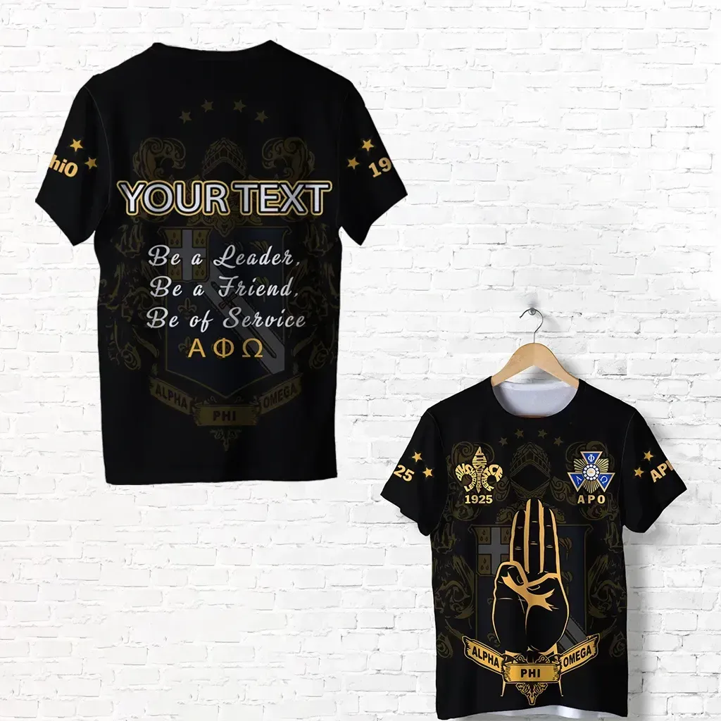 T-shirt – Personalized Alpha Phi Omega The Scout Sign Tee