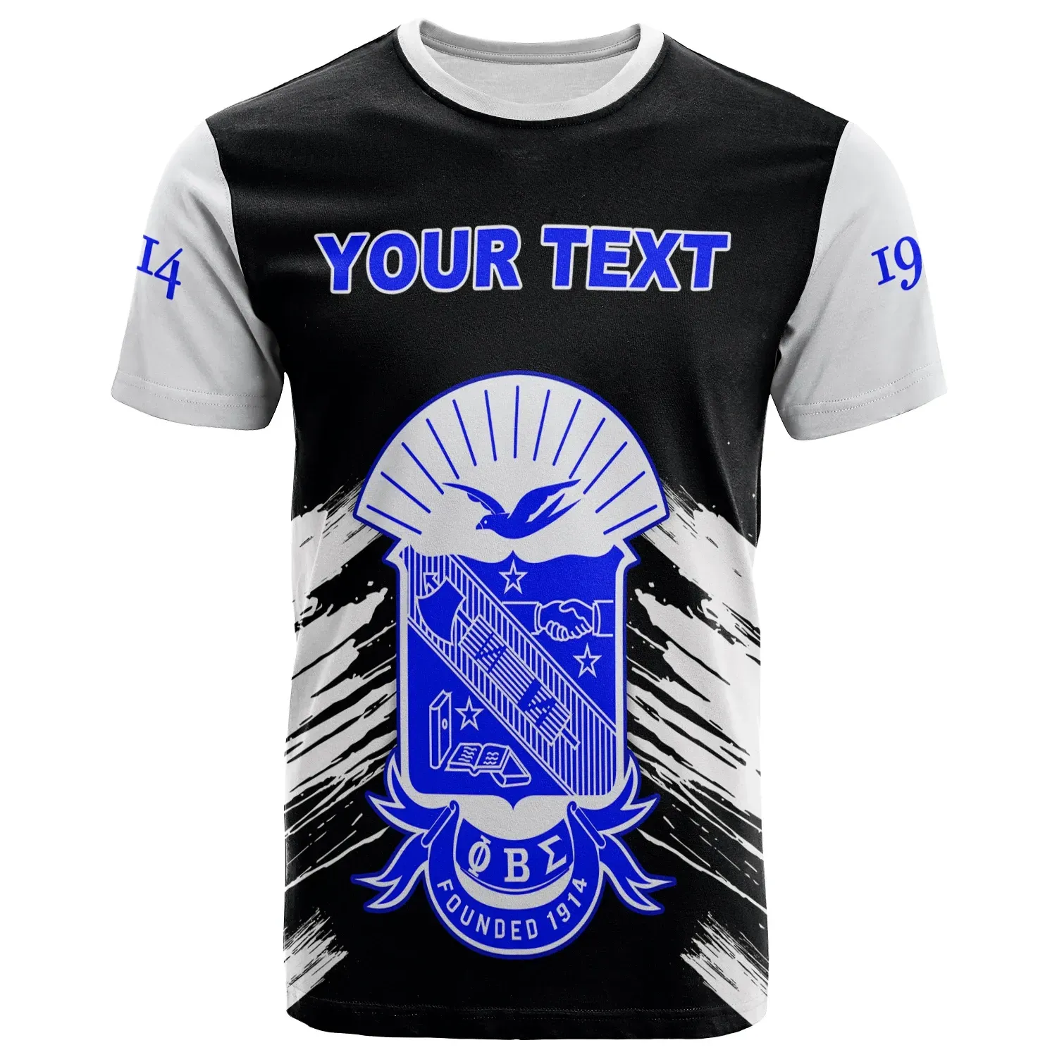 T-shirt – Personalized Phi Beta Sigma Black Gomab Tee