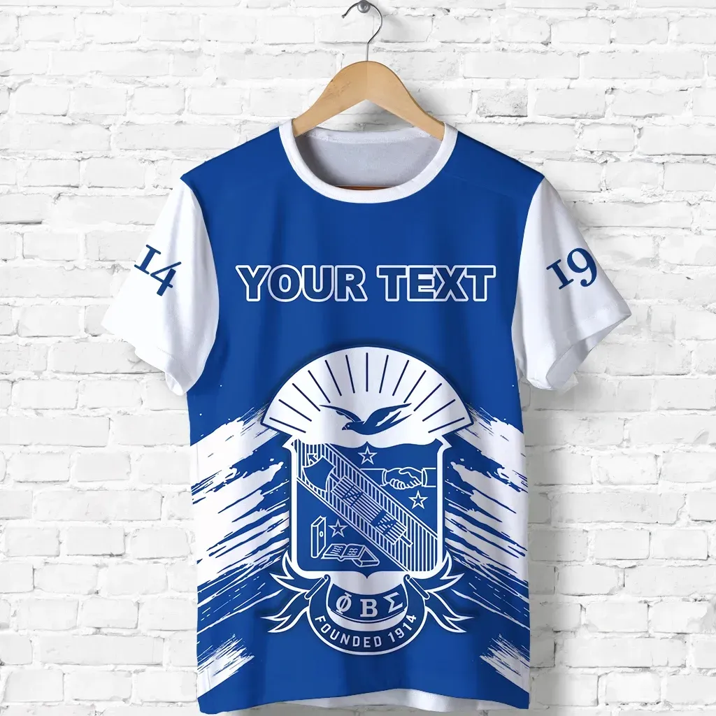 T-shirt – Personalized Phi Beta Sigma Blue Gomab Tee