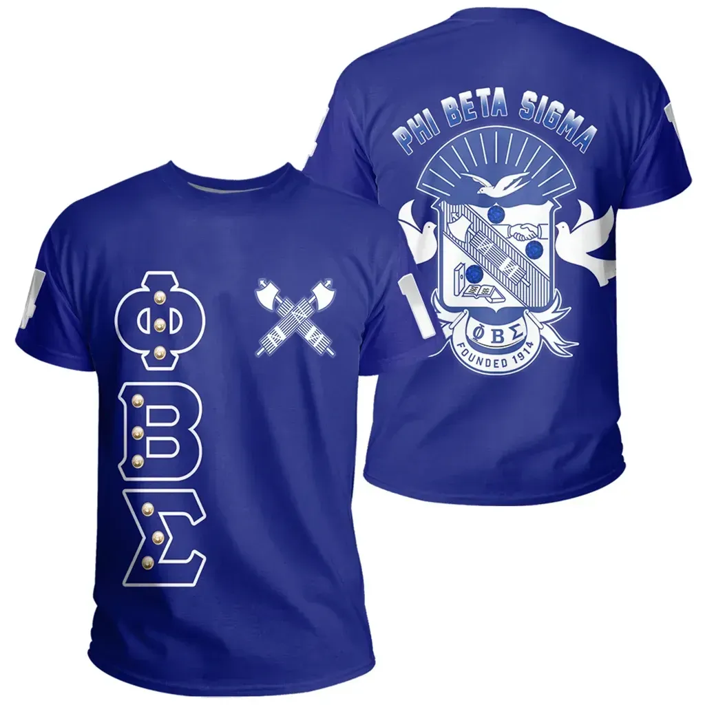 T-shirt – PHI BETA SIGMA T SHIRT SIMPLE STYLE Tee