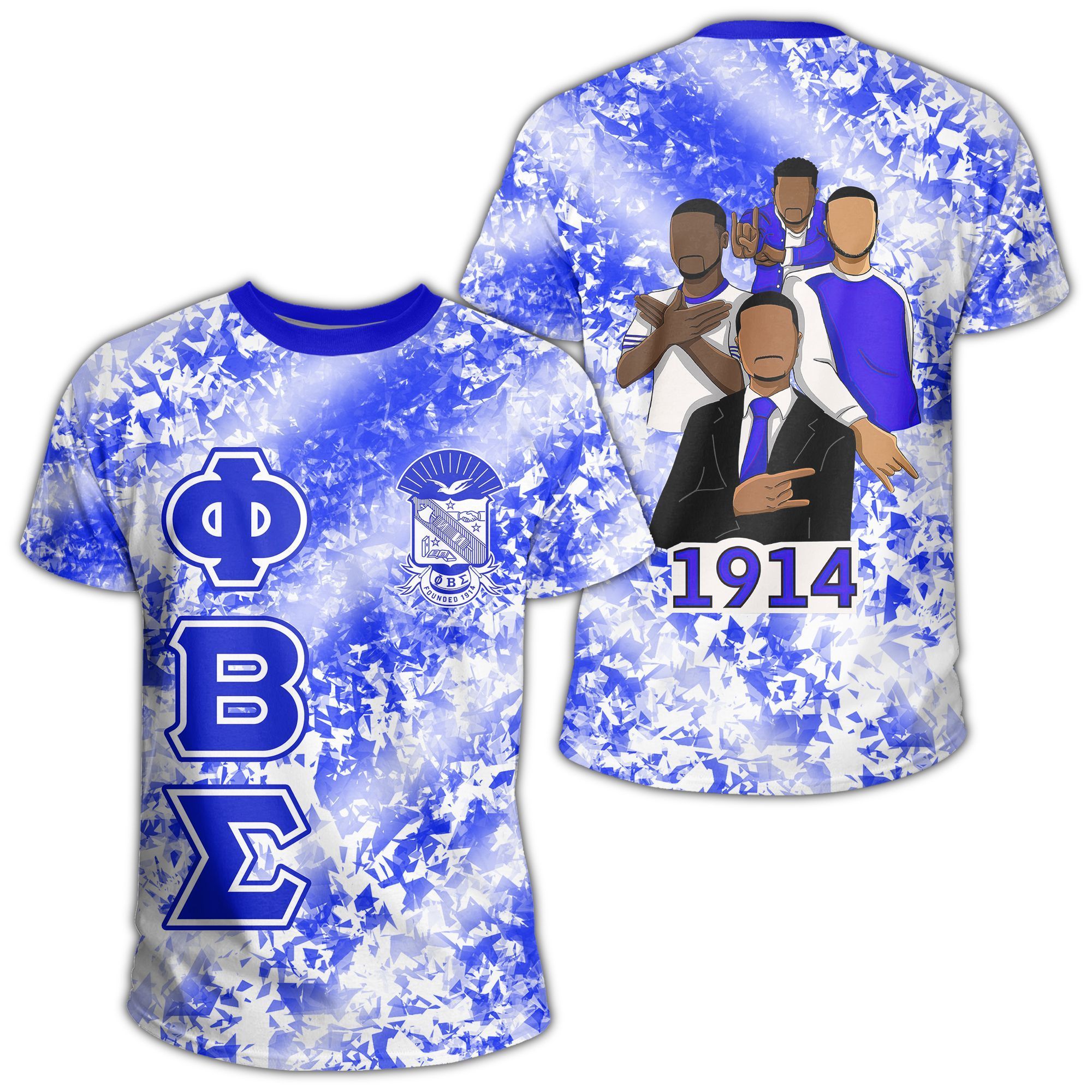 T-shirt – PERSONALIZED PHI BETA SIGMA IN MY DNA BLACK Tee