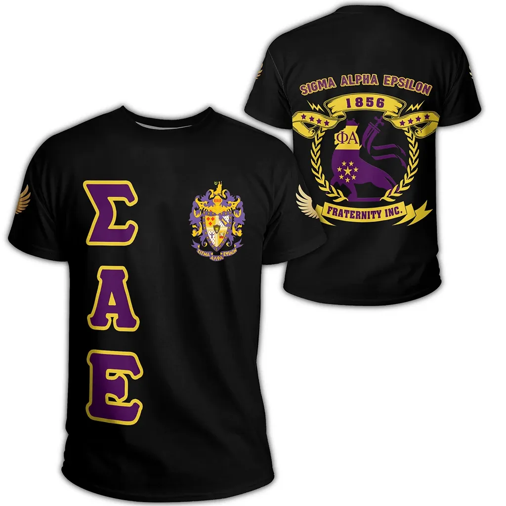 T-shirt – Sigma Alpha Epsilon Letters Tee
