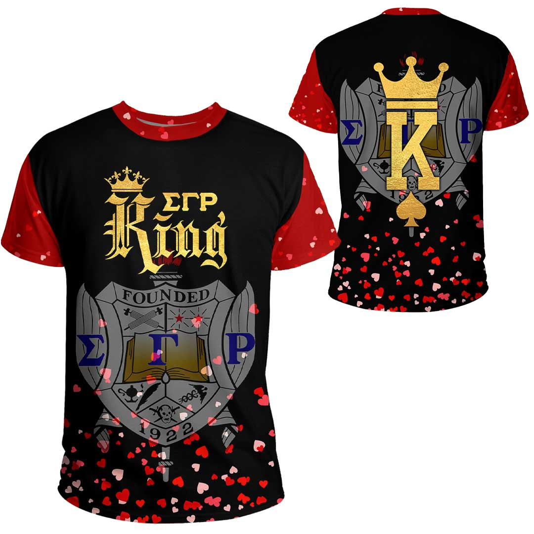 T-shirt – Sigma Gamma Rho King and Queen Couple Valentine...