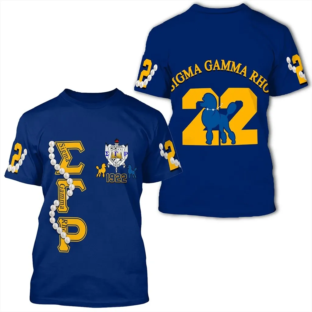 T-shirt – Sigma Gamma Rho Pearl Blue Tee