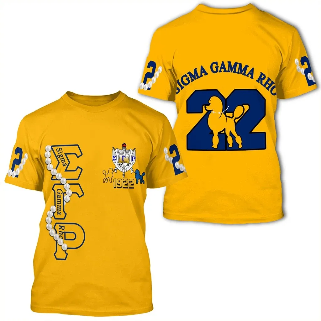 T-shirt – Sigma Gamma Rho Pearl Yellow Tee