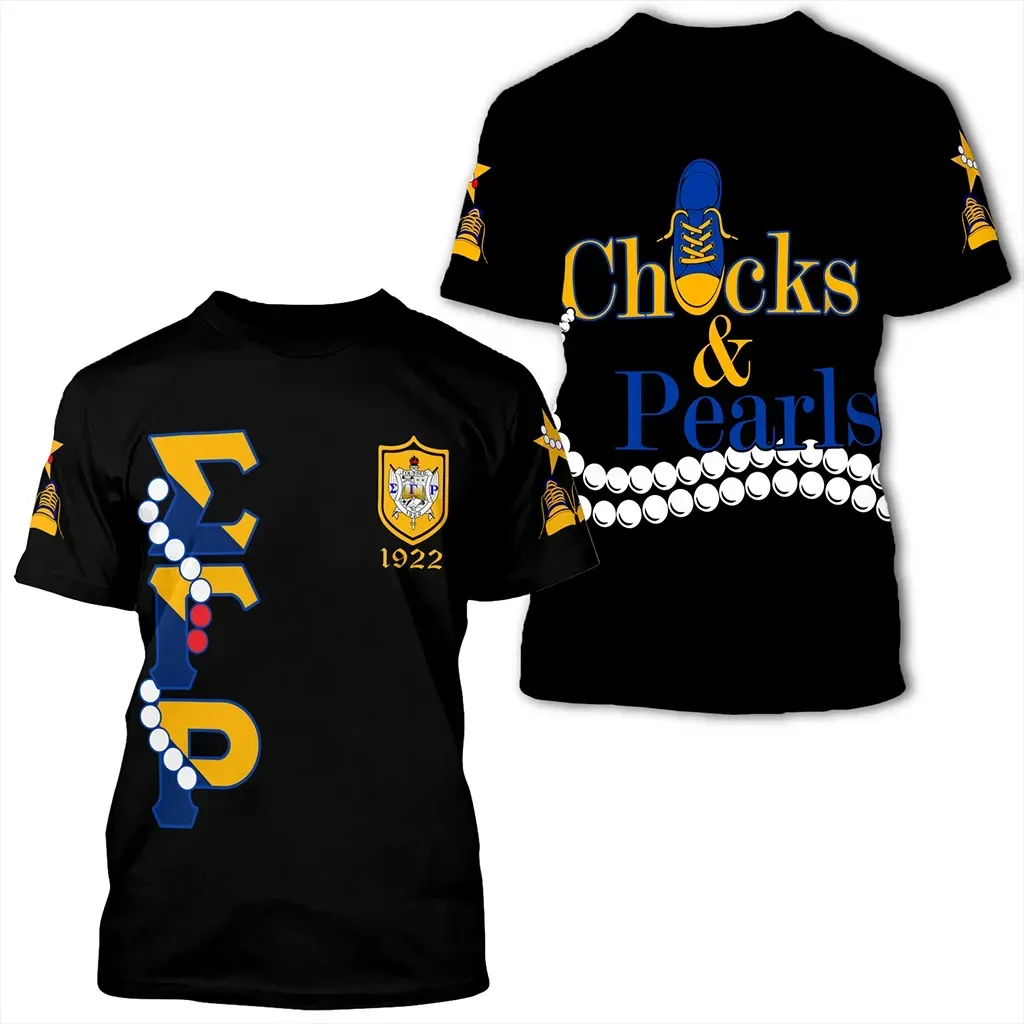 T-shirt – Sigma Gamma Rho Pearls K.H Chucks And Pearls...