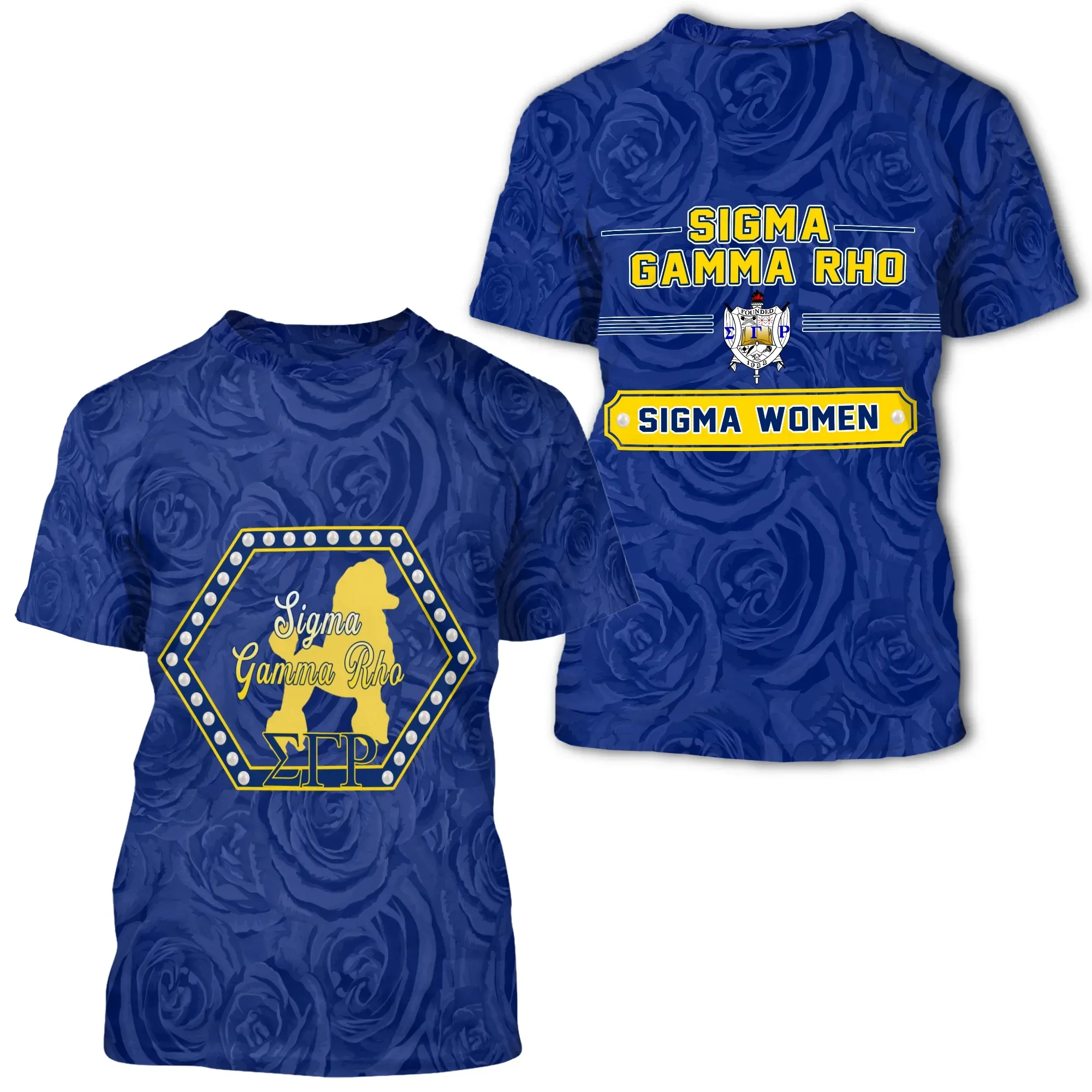 T-shirt – (Custom) Sigma Gamma Rho (Blue) Tee