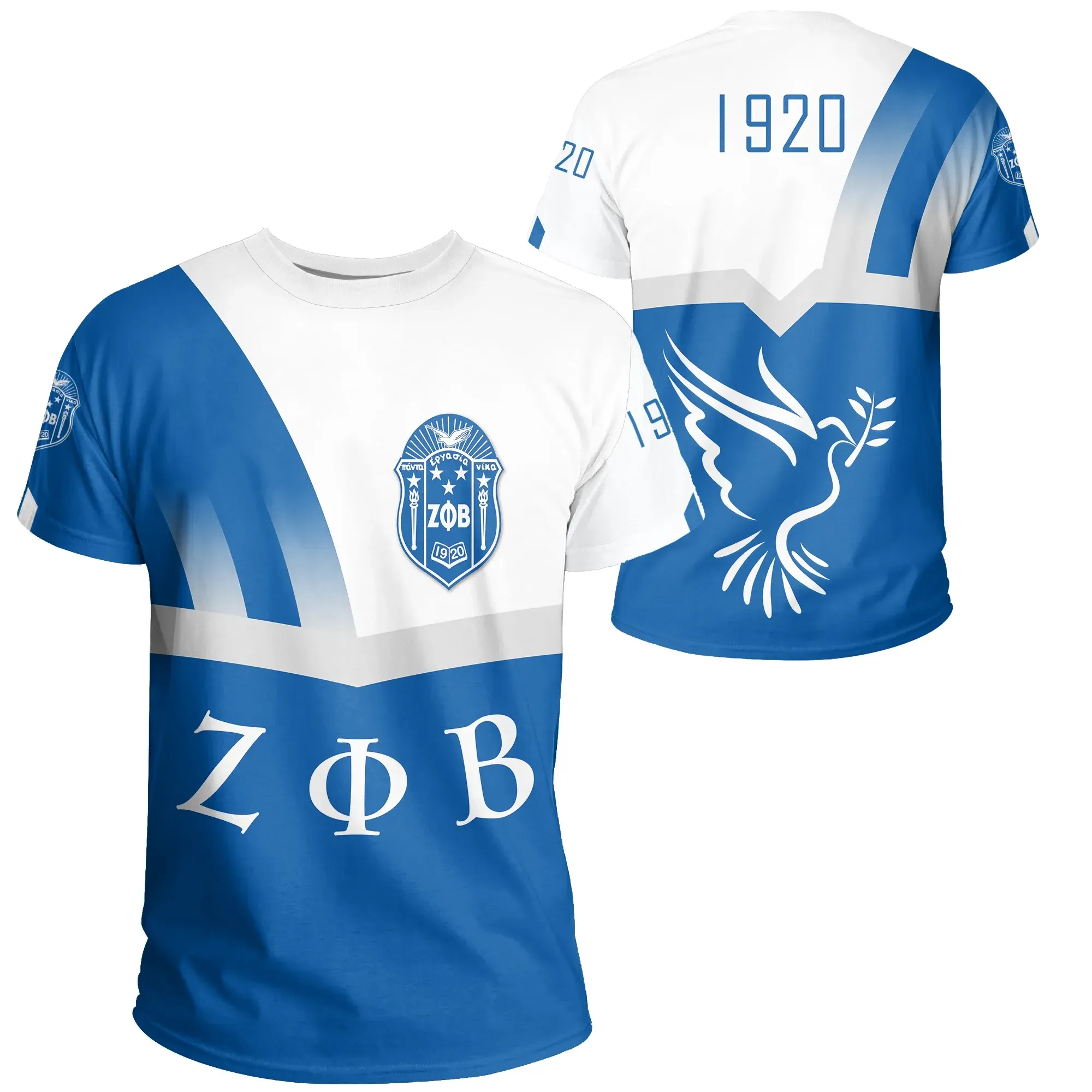 T-shirt – Zeta Phi Beta 120 Dove Prime Style Tee