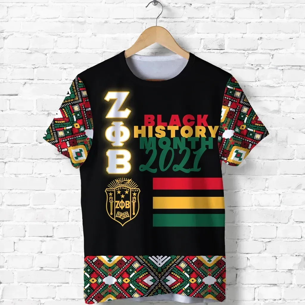 T-shirt – Zeta Phi Beta Black History Month Style Tee