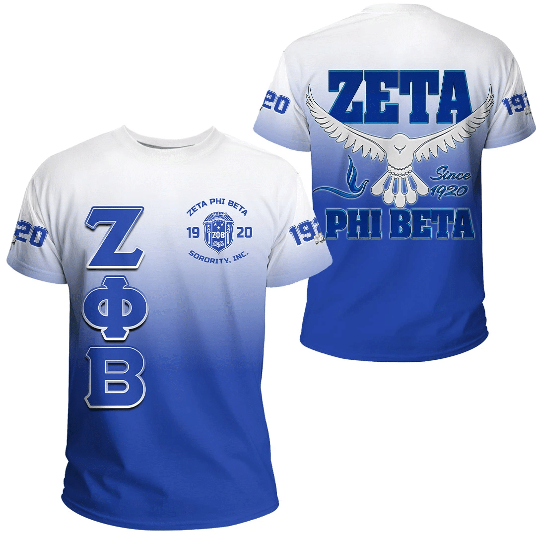 T-shirt – Zeta Phi Beta Gradient Tee