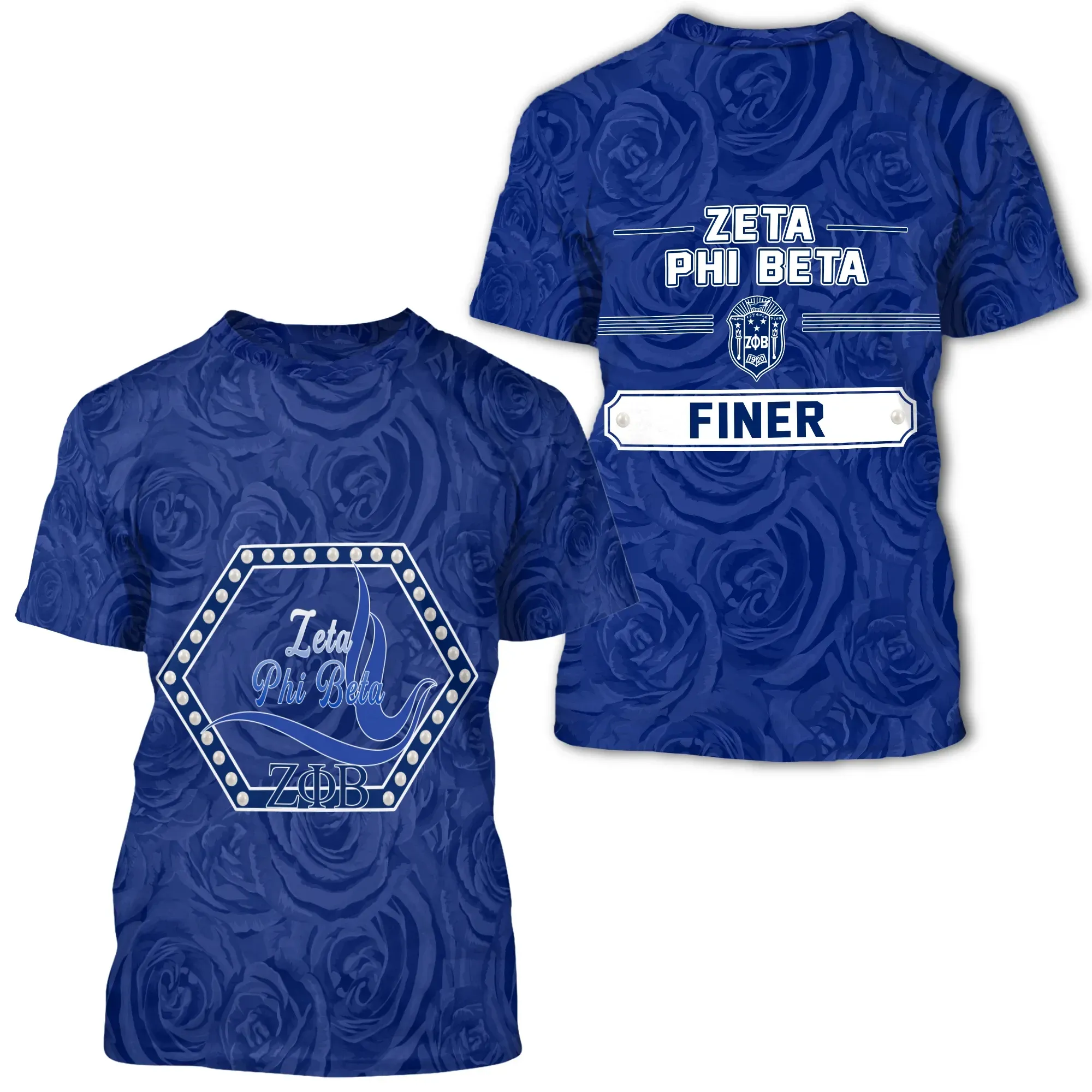 T-shirt – Zeta Phi Beta Rose Peals Tee