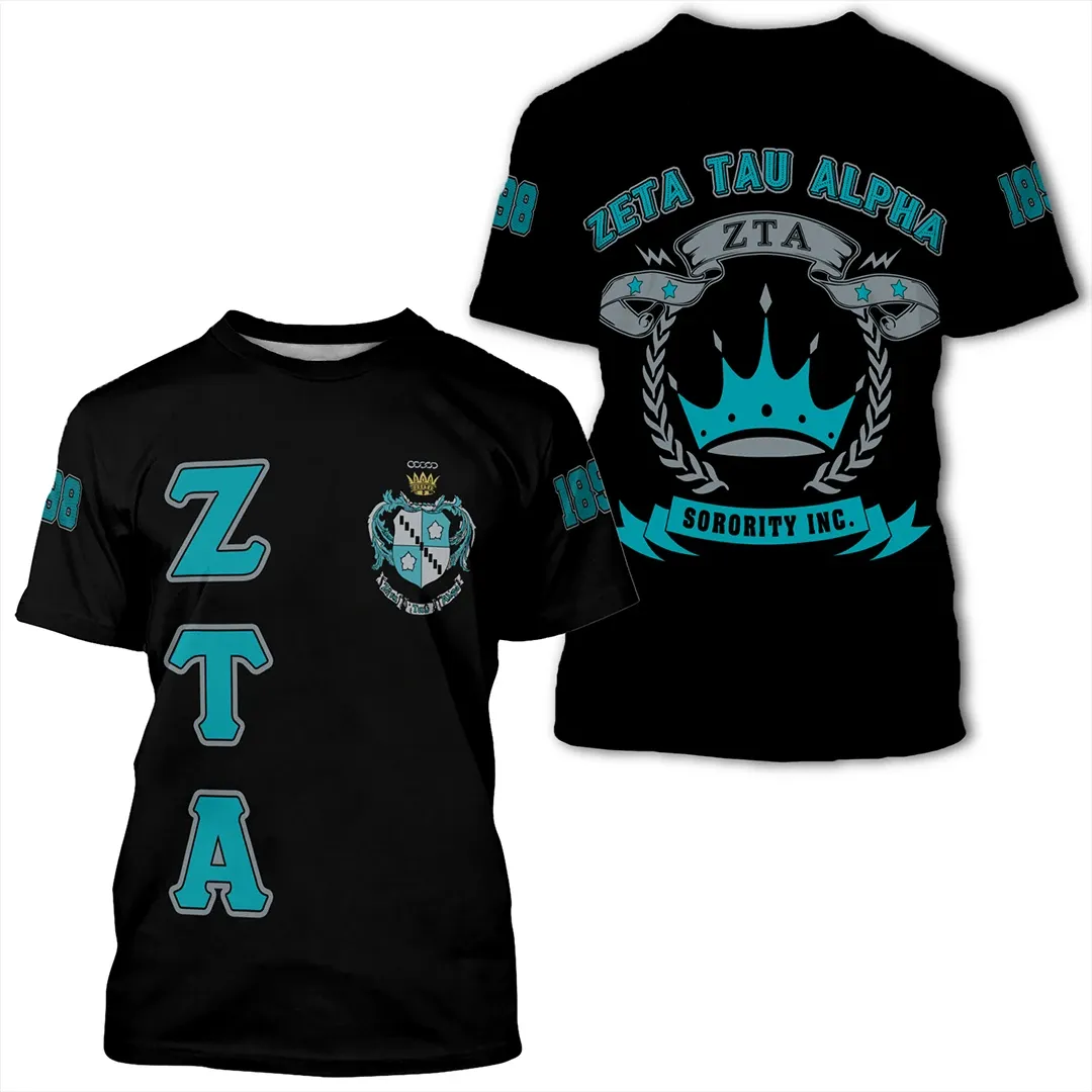 T-shirt – Zeta Tau Alpha Letters Tee