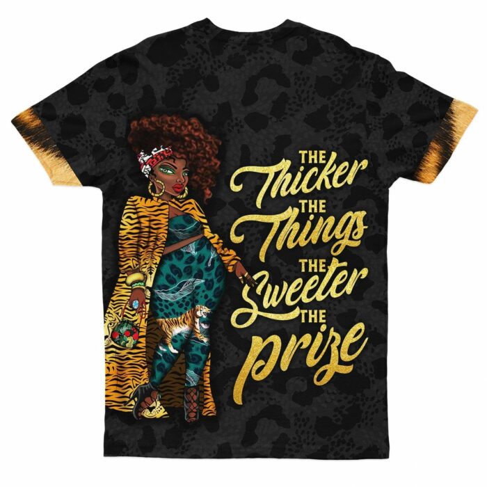 Africa T-shirt – The Thicker The Thighs The Sweeter The Prize Tee
