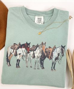 Western Shirt Horse Shirt Western Graphic Tee Cowgirl Tshirt