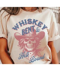 Whiskey Bent Hell Bound Cowgirl Shirt Rodeo Shirt Wild West...