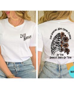 Zach Bryan Concert Shirt Find Someone Who Grows Flowers in...