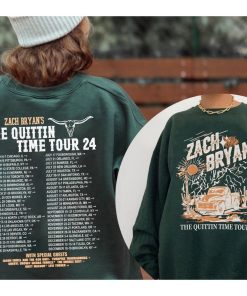 Zach Bryan Merch The Quittin Time Tour 2024 Shirt