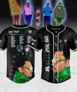 Chris Brown Baseball Jersey Shirt 11 11 Tour 2024 Athletic...